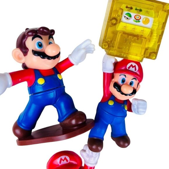 Mario Bros Yoshi Figure Toy Lot of 6 Various McDonalds Jacks Nintendo Cake Toppe - Picture 2 of 4